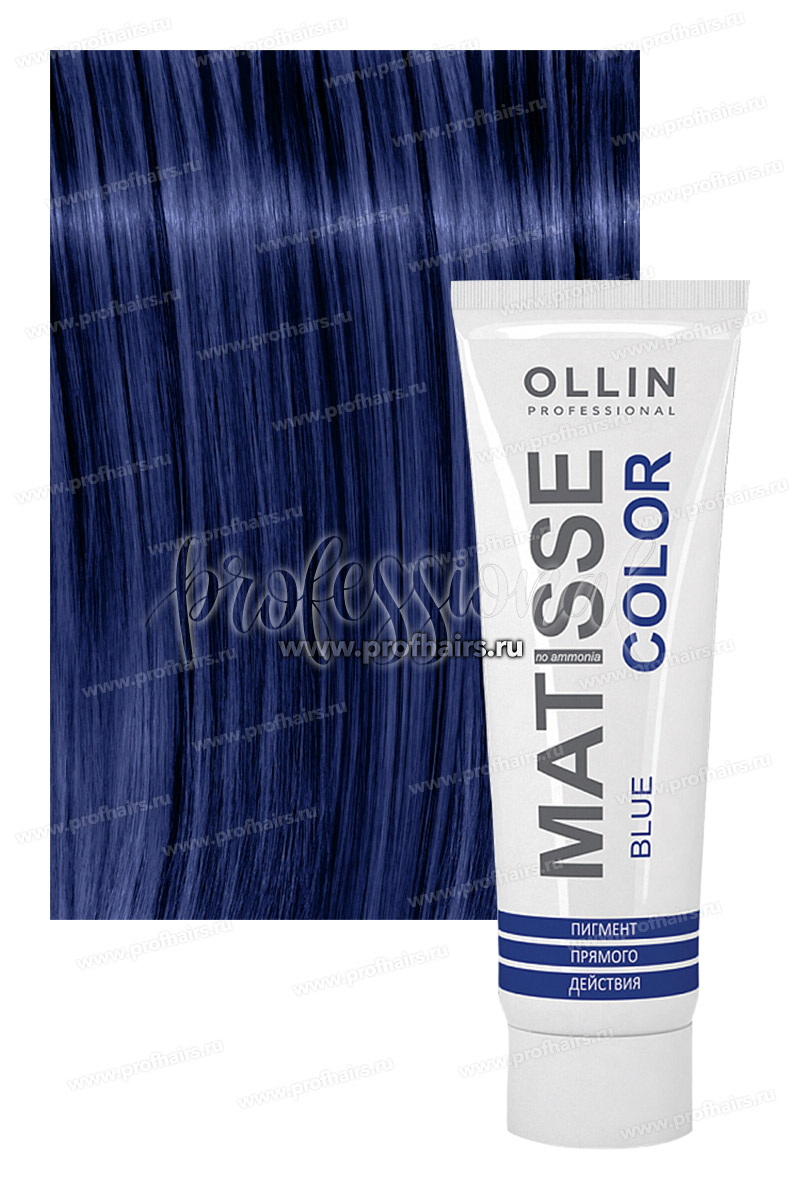 Ollin Matisse Blue Пигмент прямого действия Синий 100 мл.