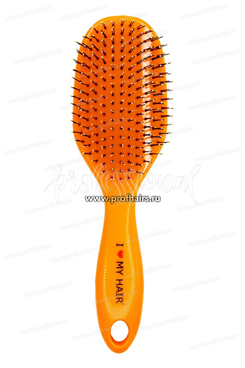 Ginko Spider Classic 1502 Щетка для расчесывания волос Оранжевая, глянцевая размер L