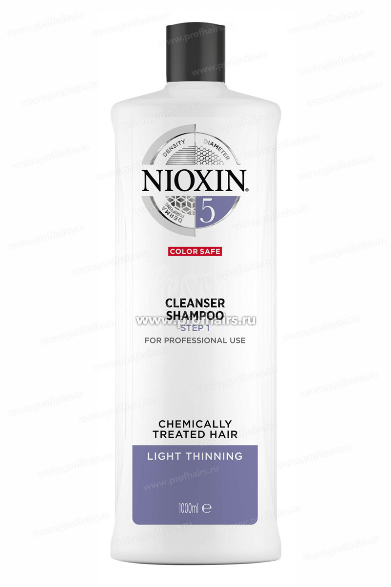 Nioxin Cleanser Shampoo System 5 Очищающий шампунь Система 5  1000 мл.