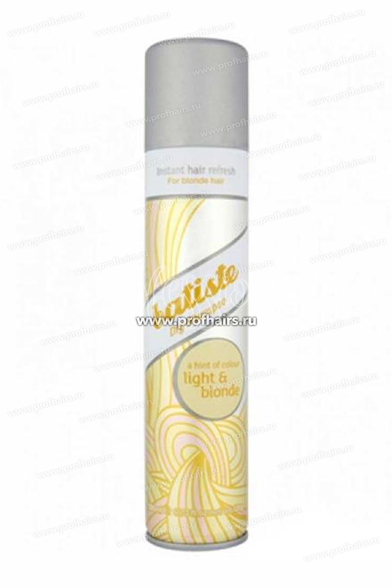 Batiste Dry Shampoo Light & Blonde Сухой шампунь Светлый для блондинок и русых 200 мл.
