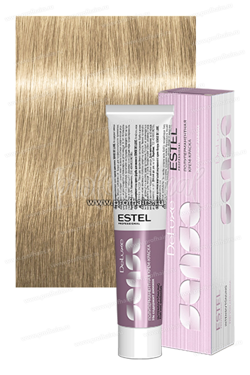 Estel Sense DeLuxe 10/0 Светлый блондин Полуперманентная крем-краска 60 мл.