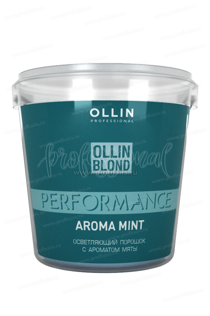 Ollin Performance Aroma Mint Осветляющий порошок с ароматом мяты 500 гр.