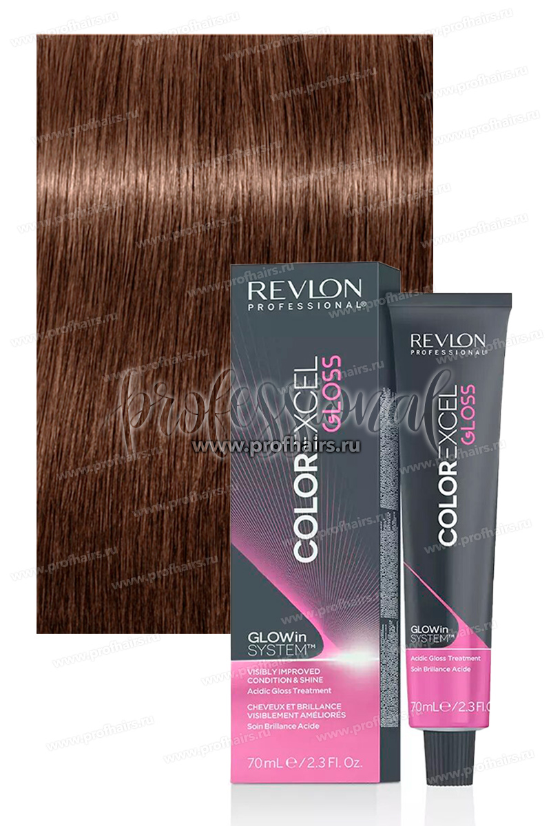 Revlon Color Excel Gloss 7 Кислотный краситель Русый 70 мл.
