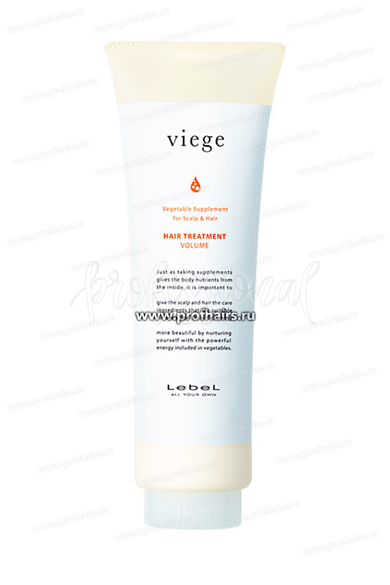 Lebel Viege Hair Treatment Volume Маска для объема волос 240 мл.
