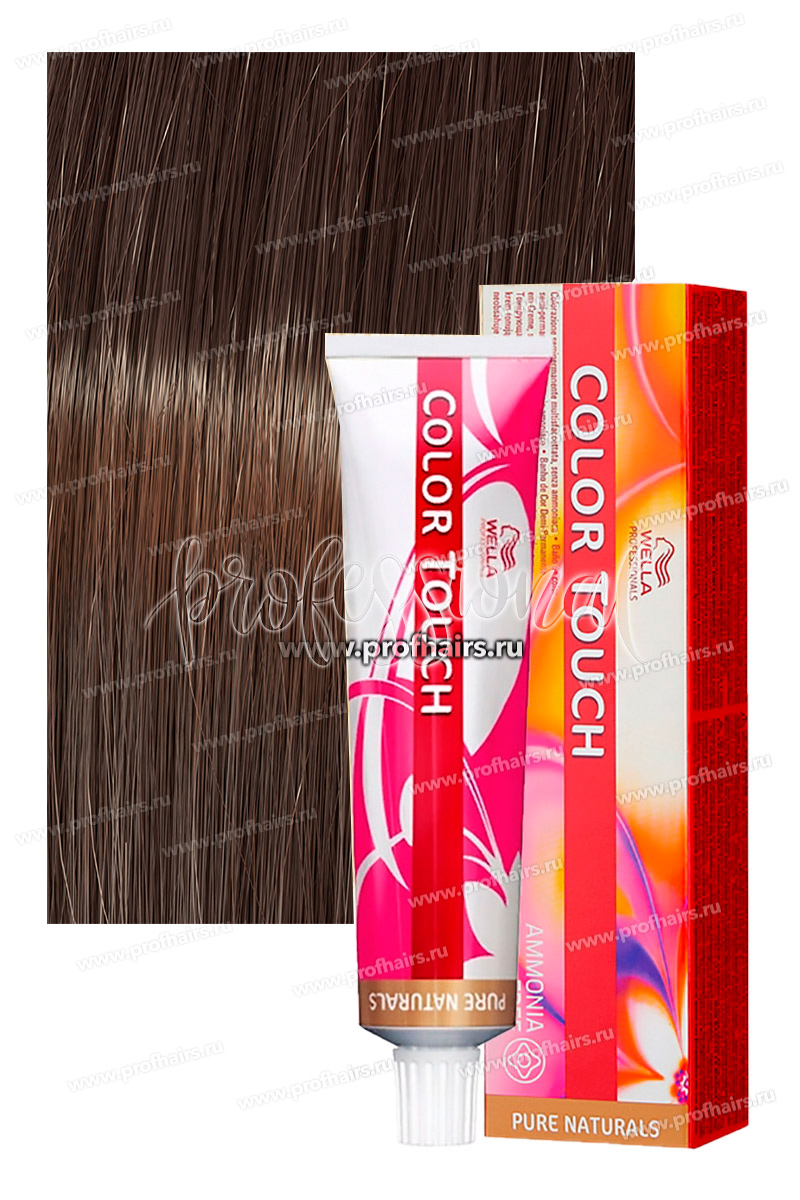 Wella Color Touch Deep Browns 6/73 Темный блонд коричнево-золотистый Оттеночная крем-краска 60 мл.