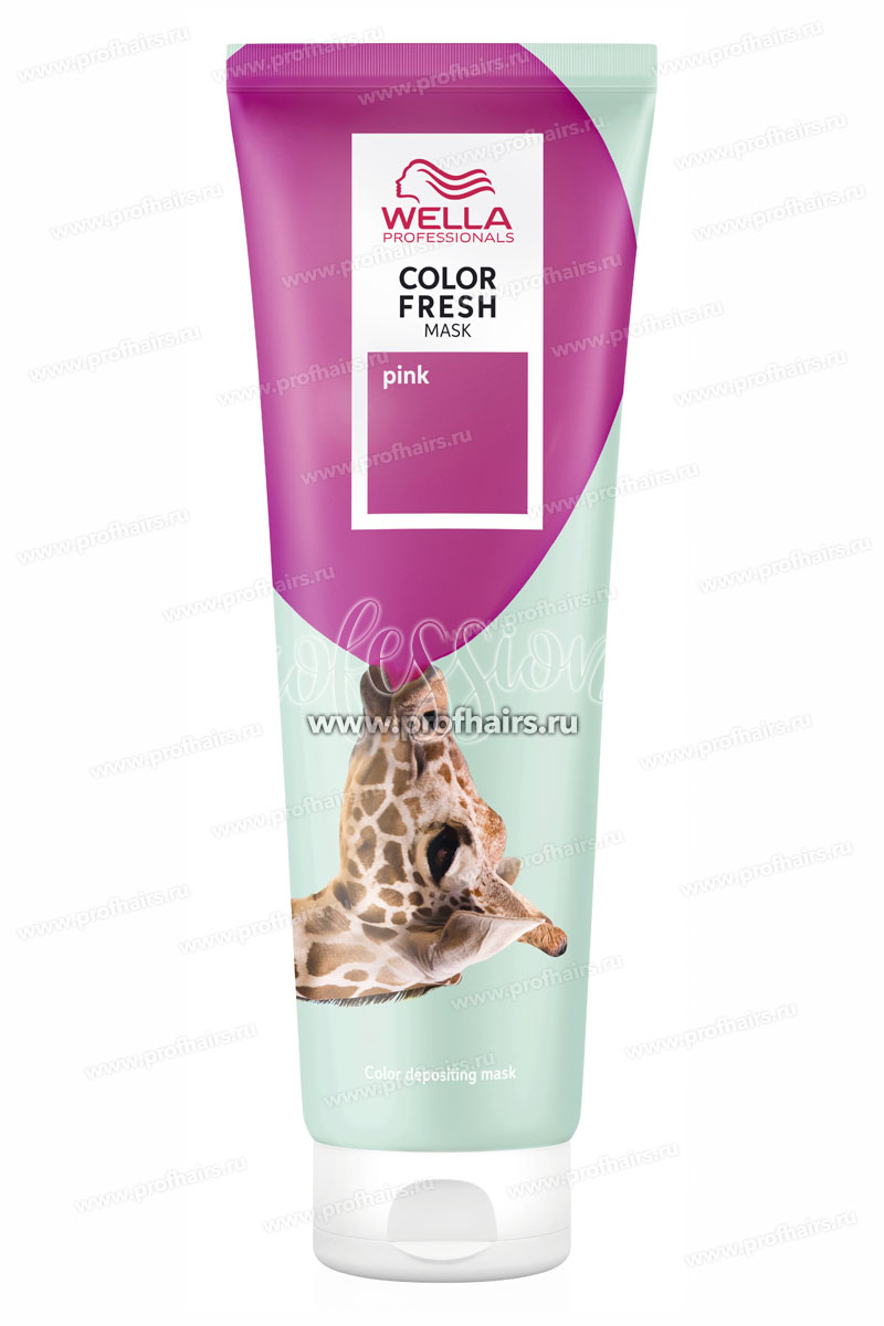 Wella Color Fresh Pink Розовый Оттеночная кремовая маска 150 мл.