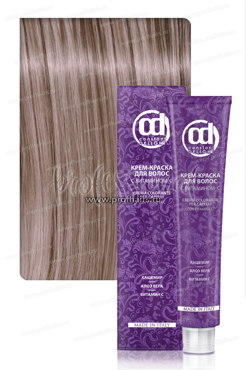 Constant Delight Крем-краска для волос с витамином С 9/19 Блондин сандре фиолетовый 100 мл.