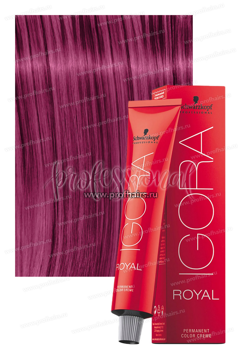 Schwarzkopf Igora Royal NEW 0-89 Красно-фиолетовый микстон 60 мл.