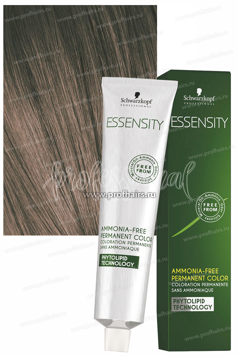 Schwarzkopf Essensity 8-62 Светлый русый шоколадный пепельный Безаммиачный краситель 60 мл.