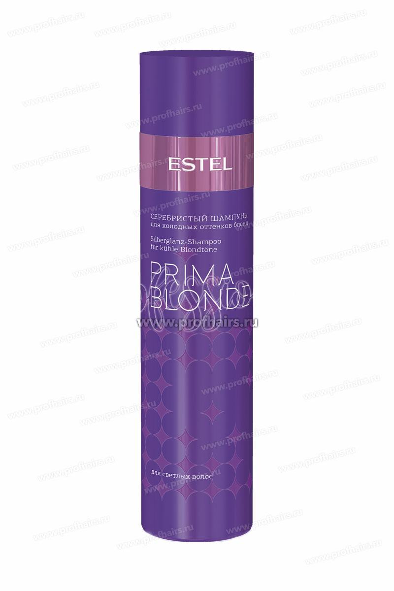 Estel Prima Blonde Серебристый шампунь для холодных оттенков блонд 250 мл.