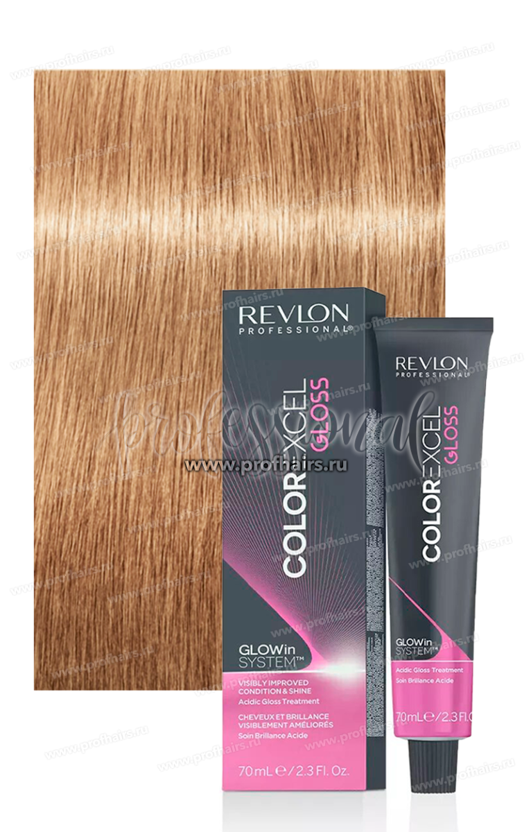 Revlon Color Excel Gloss 9.3 Кислотный краситель Светлый янтарь 70 мл.