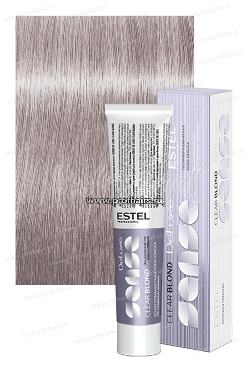 Estel Sense Clear Blond DeLuxe 11/76 Очень светлый блондин коричнево-фиолетовый 60 мл.