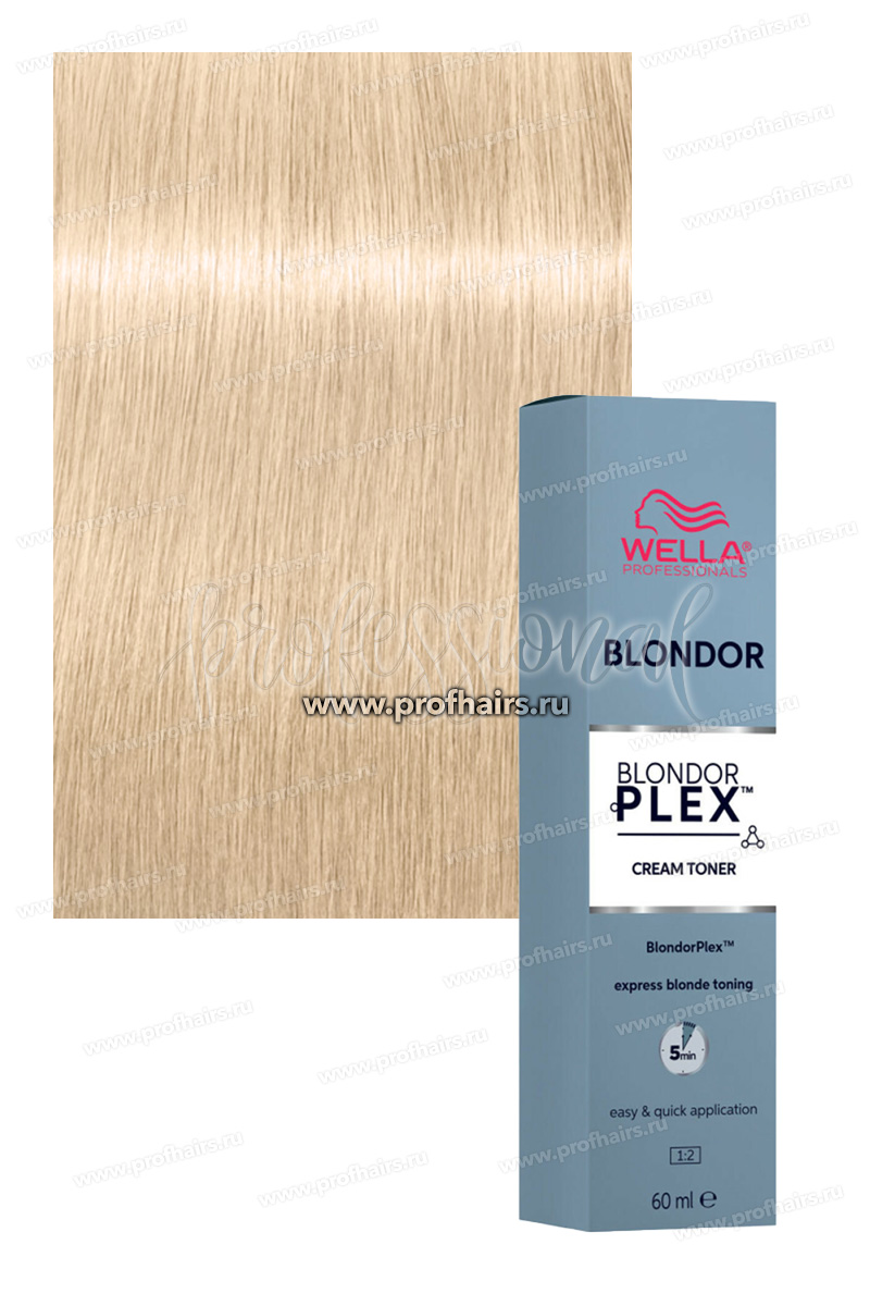 Wella Blondor Plex Тонирующий крем /36 кристальная ваниль 60 мл.