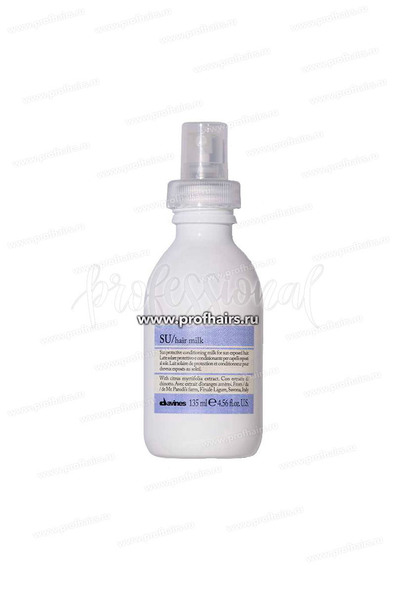 Davines SU/hair milk Солнцезащитное молочко для волос 135 мл.