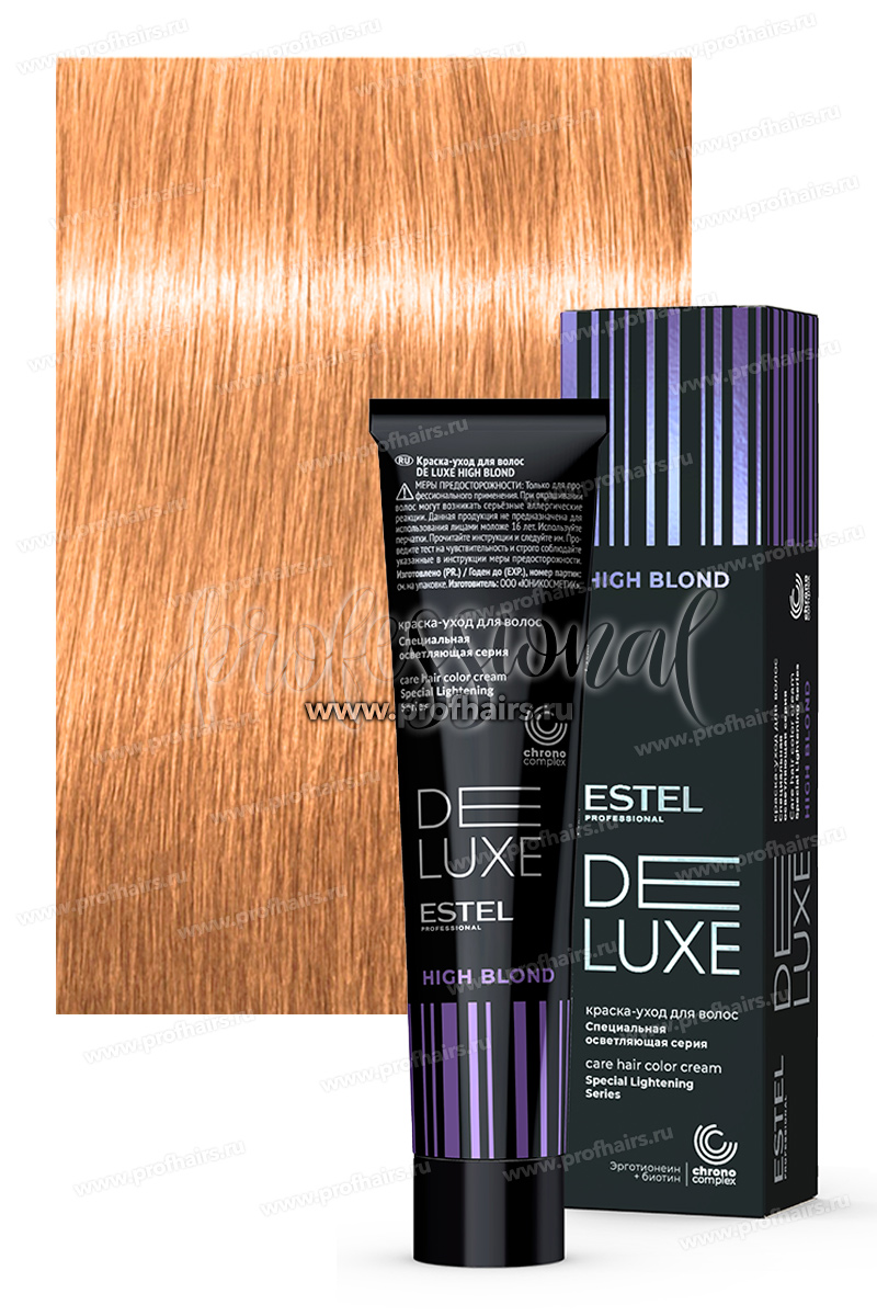 De Luxe High Blond 143 Медно-золотистый блондин ультра 60 мл.