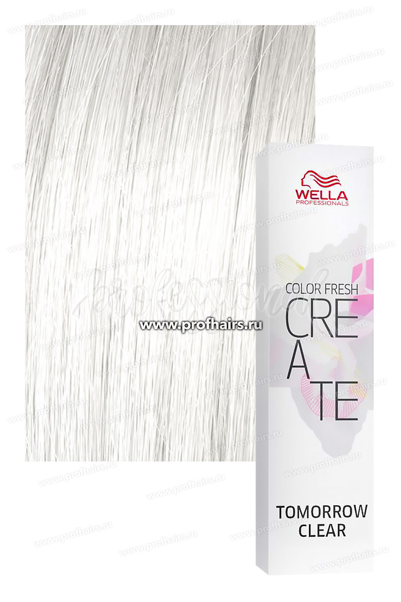 Wella Color Fresh Create Tomorrow Clear Прозрачное Завтра оттеночная краска 60 мл.