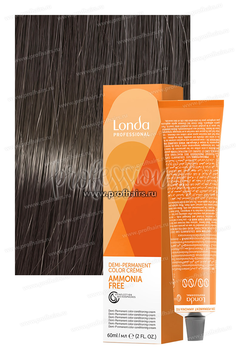 Londa Ammonia-Free 4/0 шатен интенсивное тонирование 60 мл.