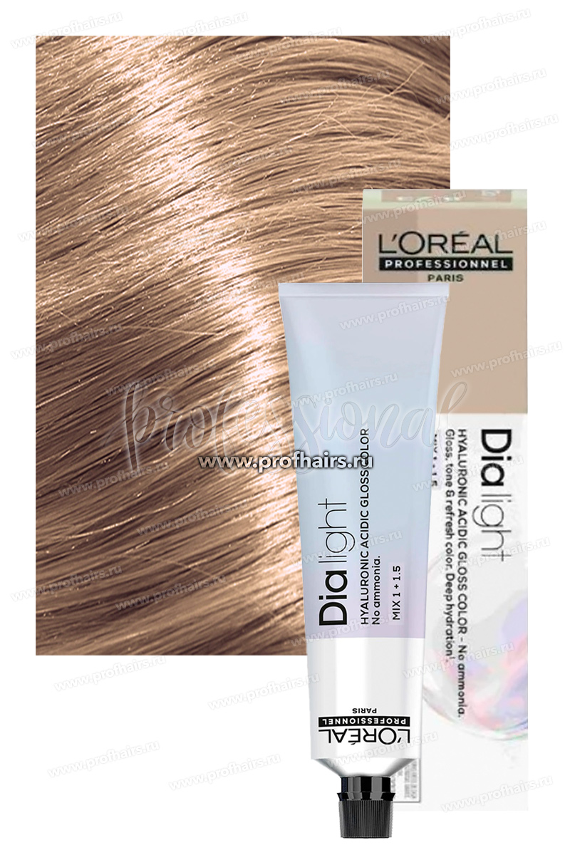 L'Oreal Dia Light Краска для волос 9.82 Очень светлый блондин мокка перламутровый 60 мл.