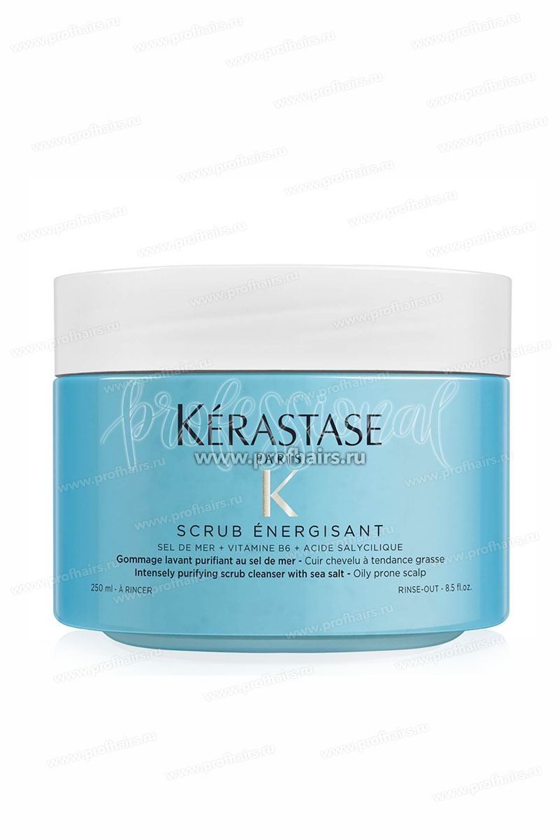 Kerastase Scrub Energisant Скраб для склонной к жирности кожи головы и волос 325 гр.