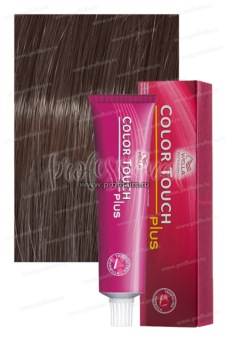 Wella Color Touch Plus 55/03 Шафран Оттеночная крем-краска покрытие седины 70%  60 мл.