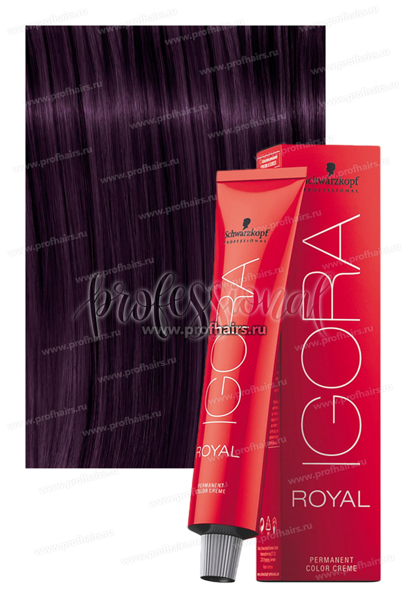 Schwarzkopf Igora Royal NEW 4-99 Краска для волос Средний коричневый фиолетовый экстра 60 мл.