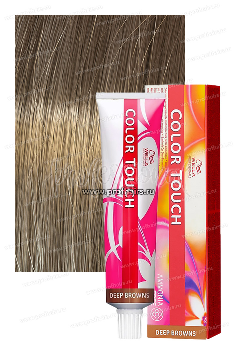 Wella Color Touch Deep Brown 8/71 Дымчатая норка Оттеночная крем-краска 60 мл.