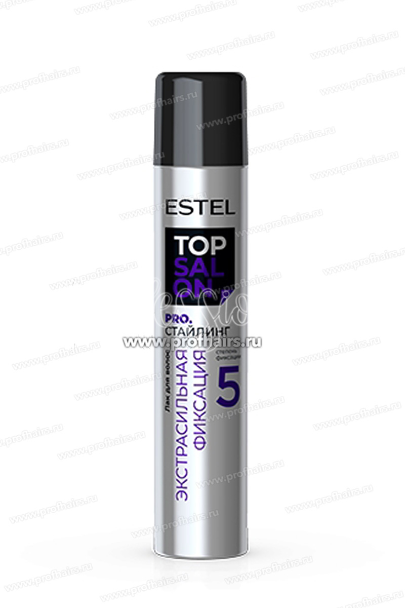Estel Top Salon Pro.Стайлинг Лак для волос экстрасильной фиксации 400 мл.