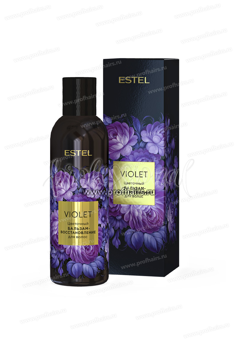 Estel Violet Набор Цветочный шампунь для волос 250 мл. + Цветочный бальзам-восстановление для волос 200 мл.