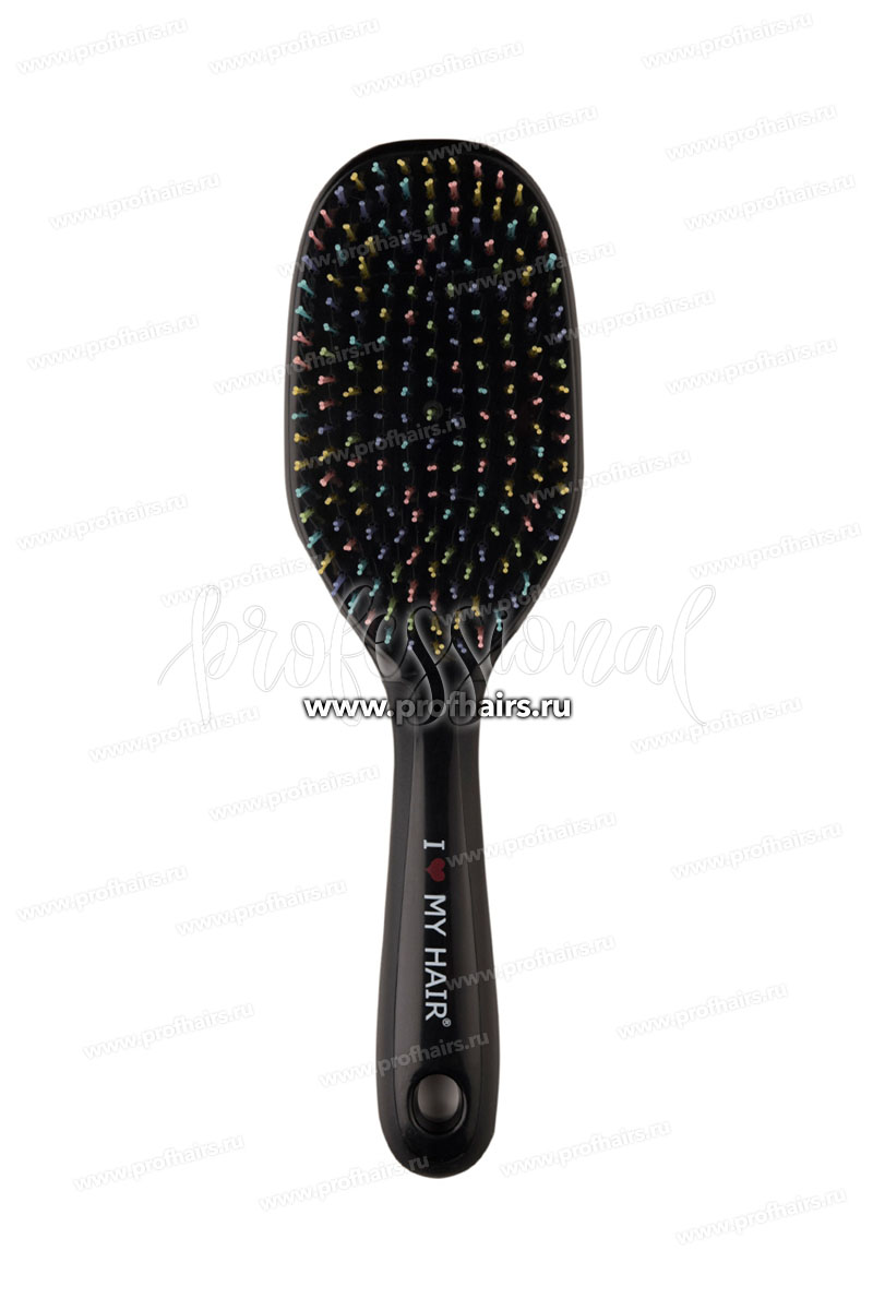 Ginko ILMH CRAZY BRUSH 1302 Щетка для волос Черная, размер L