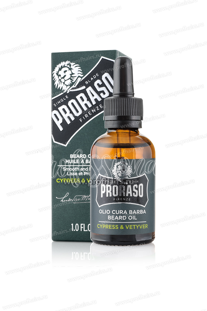 Proraso Масло для бороды Cypress&Vetyver 30 мл.