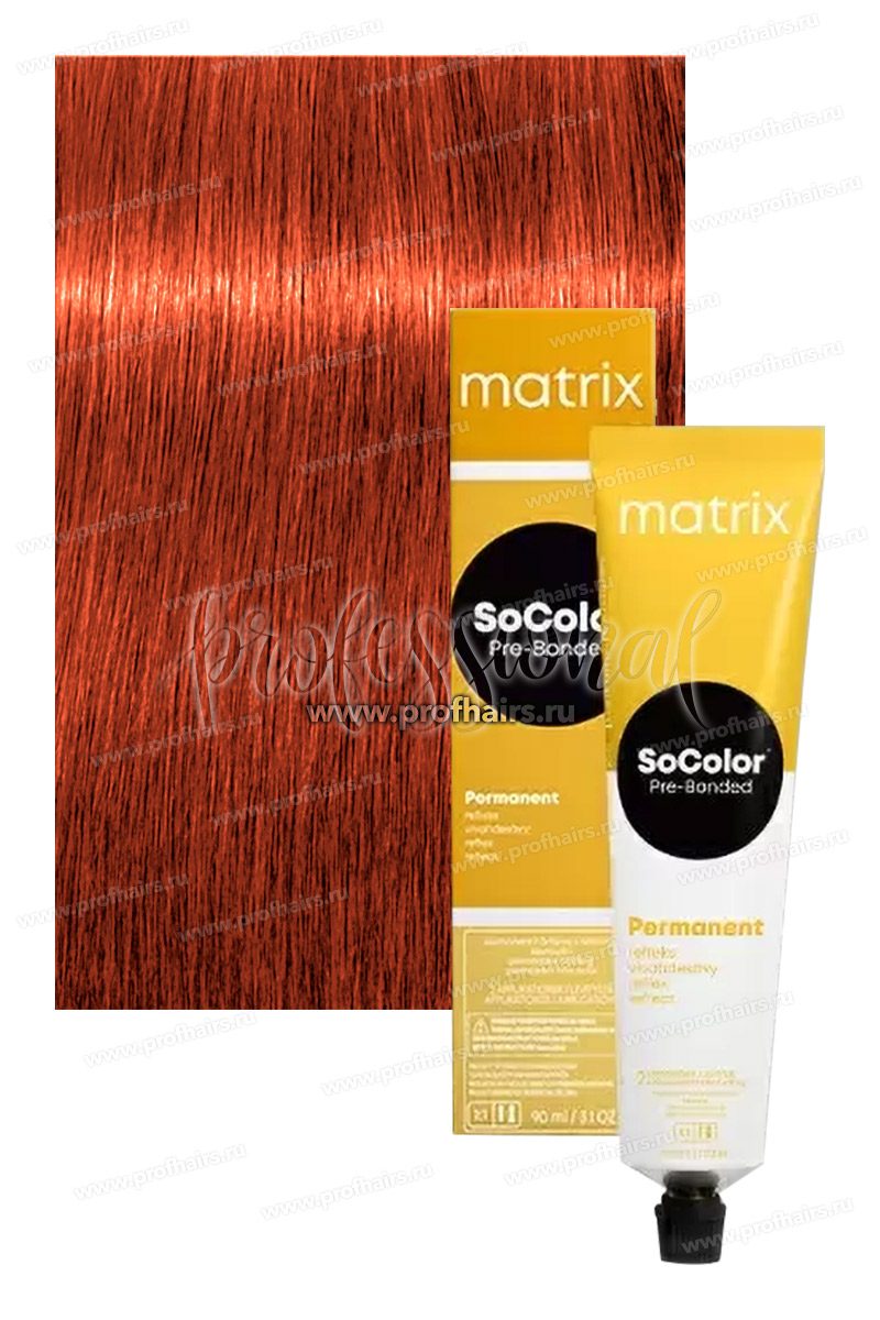 Matrix SoColor Pre-Bonded 8RC Светлый блондин красный медный 90 мл.