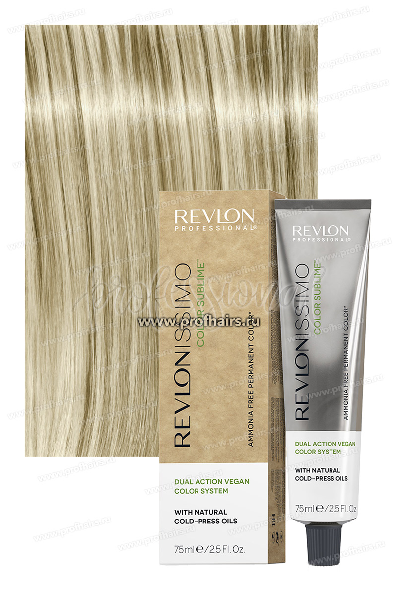 Revlonissimo Color Sublime Vegan 10.1 Очень сильно светлый блондин пепельный Краска для волос 75 мл.