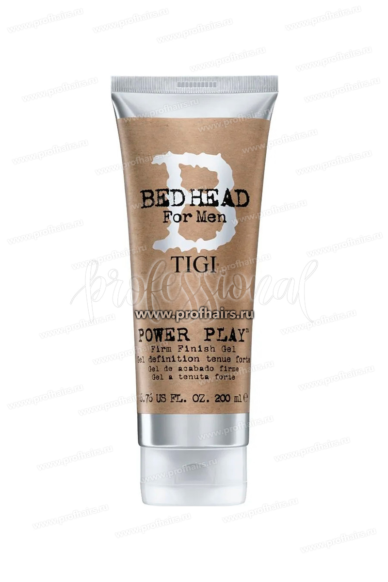 TIGI Bed Head For Men Power Play Мужской Гель для волос сильной фиксации 200 мл.