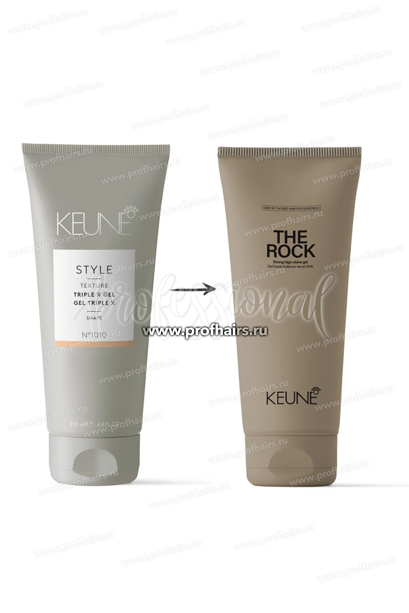 Keune Style The Rock Гель сверхсильной фиксации для укладки волос 50 мл.
