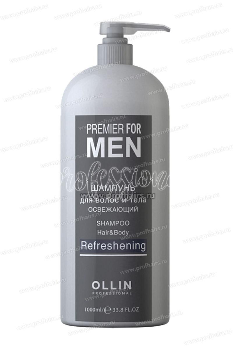 Ollin Premier for Men Refreshening Шампунь 1000 мл.