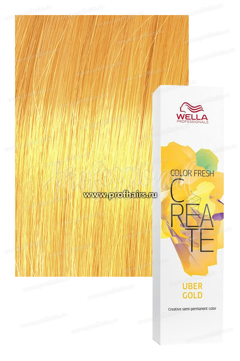 Wella Color Fresh Create Uber Gold Кибер золото оттеночная краска 60 мл.