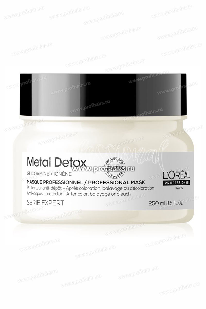 L'Oreal Metal Detox Маска для восстановления окрашенных волос 250 мл.