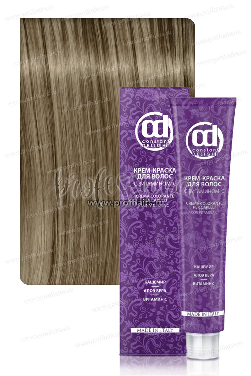 Constant Delight Крем-краска для волос с витамином С 8/14 Светло-русый сандре бежевый 100 мл.