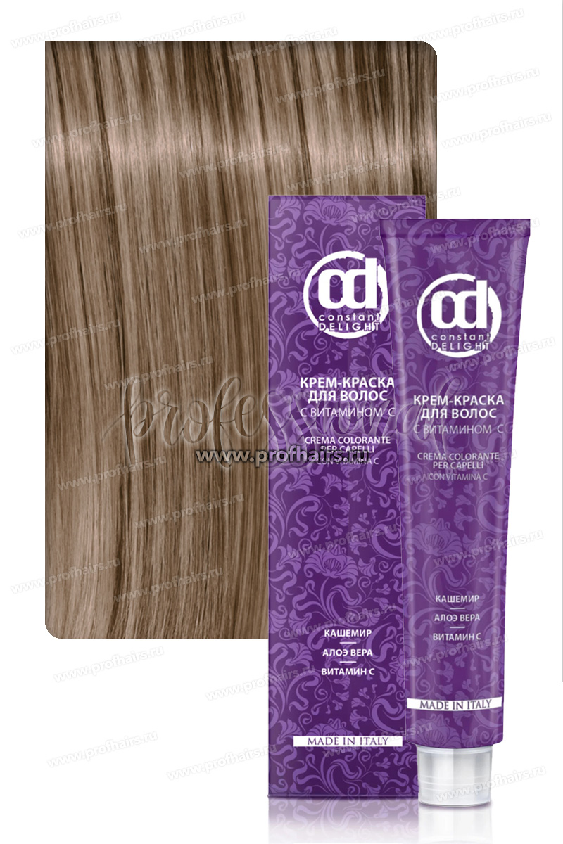 Constant Delight Крем-краска для волос с витамином С 8/16 Светло-русый сандре шоколадный 100 мл.