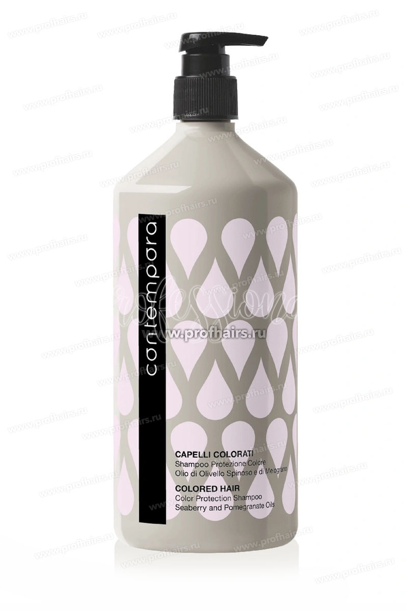 Barex Contempora Colored Hair Shampoo Шампунь для сохранения цвета с маслом облепихи и маслом граната 500 мл.