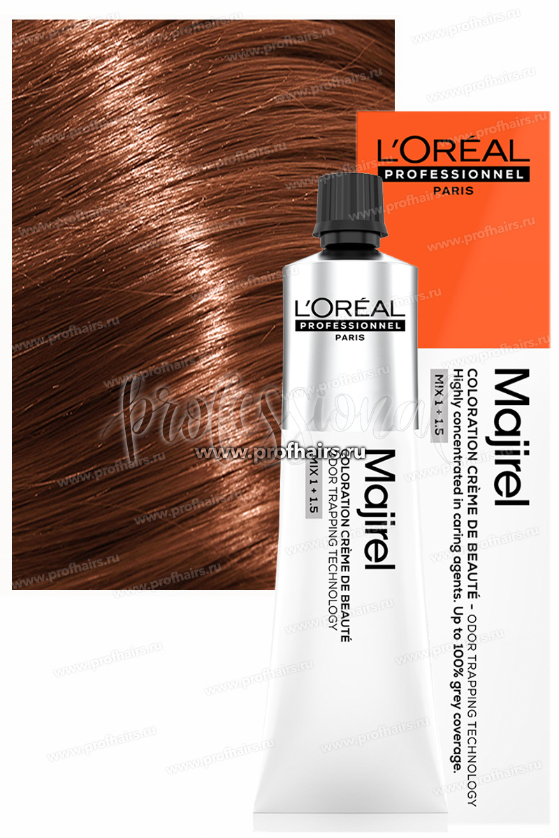 L'Oreal Majirel 7-4 Блондин медный 60 мл.
