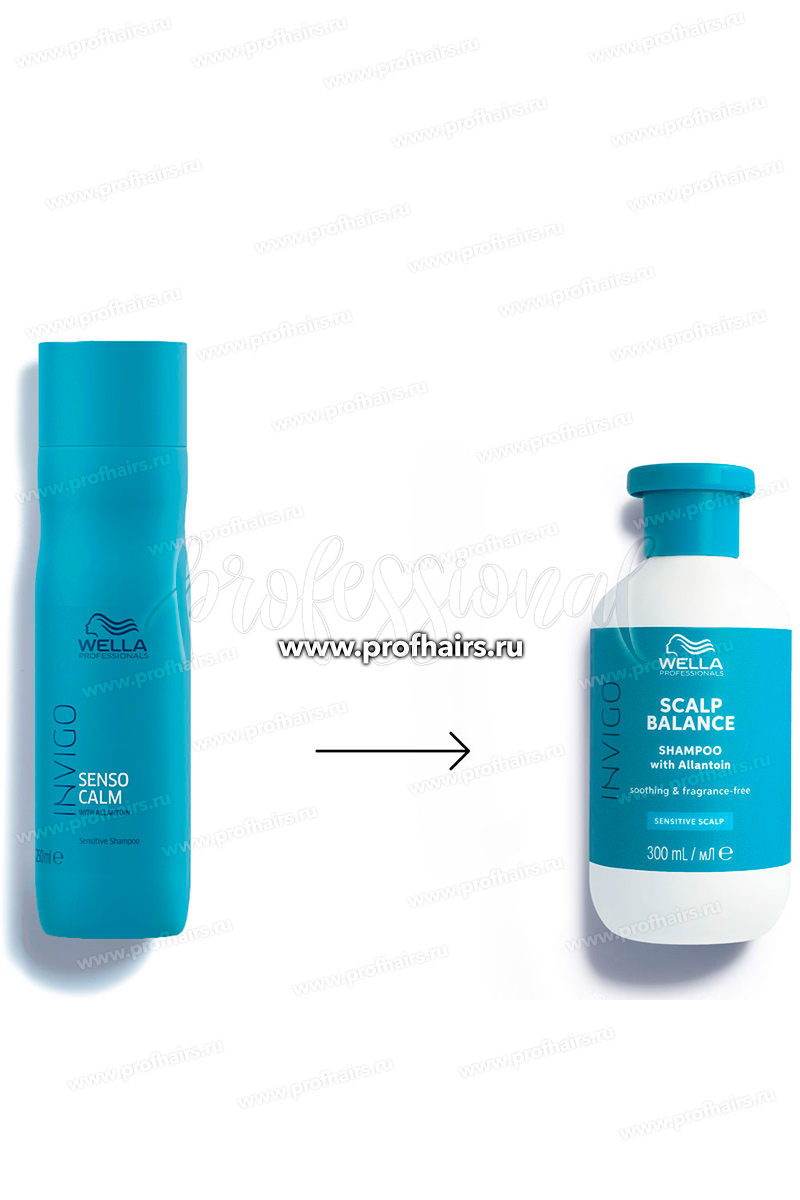 Wella Invigo Scalp Balance Sensitive Шампунь для чувствительной кожи головы 300 мл.