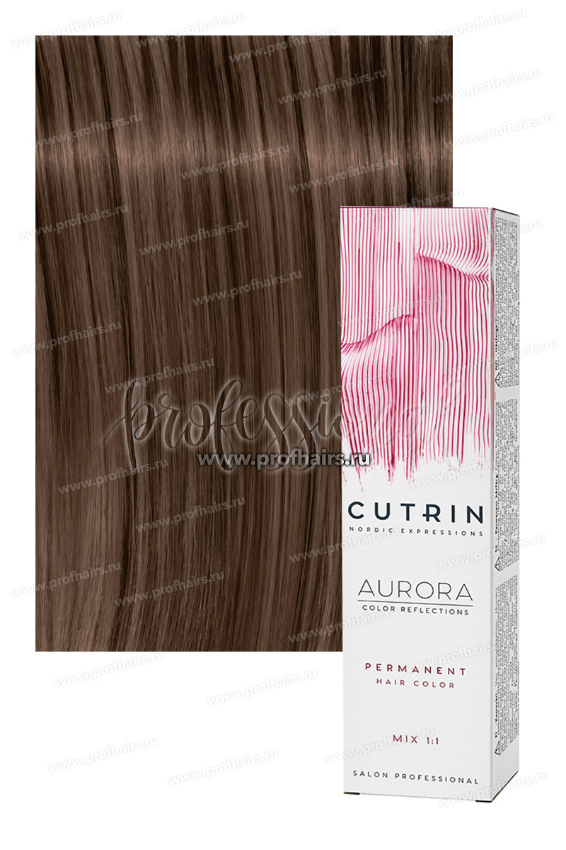 Cutrin Aurora 7.16 Морозный камень Крем-краска для волос 60 мл.