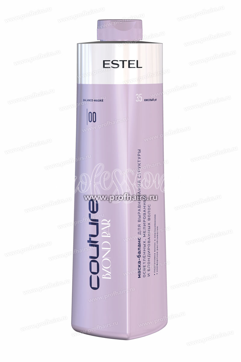 Estel Haute Couture Blond Bar /00 Маска-баланс для выравнивания структуры 1000 мл.