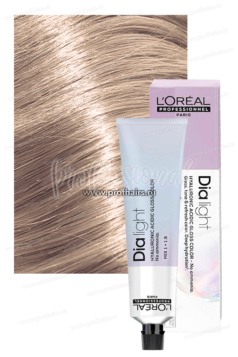 L'Oreal Dia Light Краска для волос 10.23 Очень-очень светлый блондин перламутрово-золотистый 60 мл.