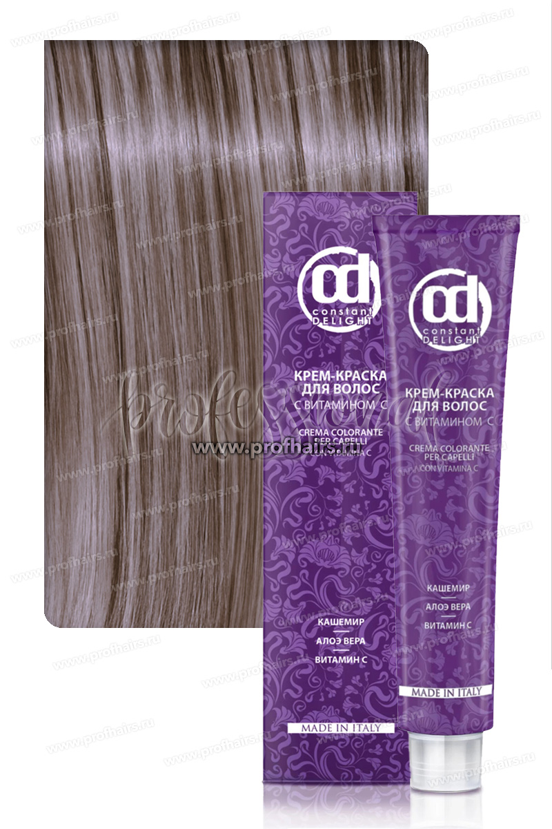 Constant Delight Крем-краска для волос с витамином С 8/29 Светло-русый пепельно-фиолетовый 100 мл.