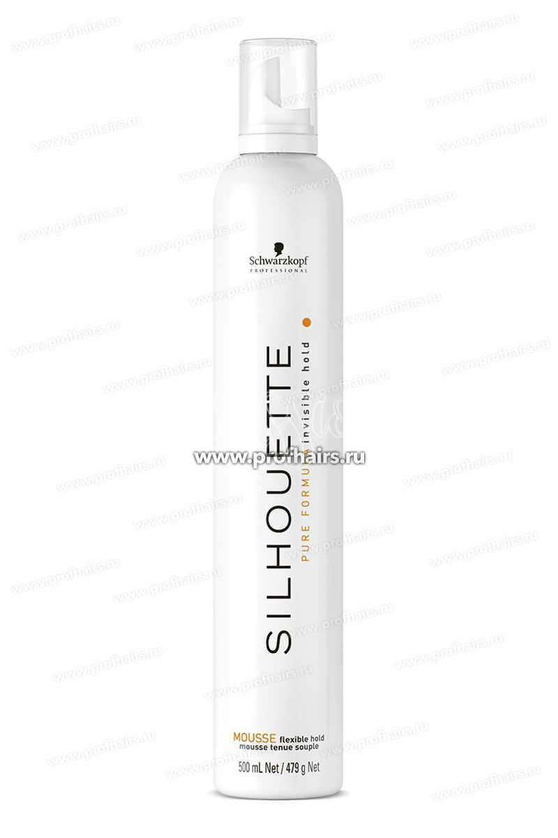 Schwarzkopf Silhouette Flexible Hold Pure Mousse Безупречный мусс для волос мягкой фиксации 500 мл.