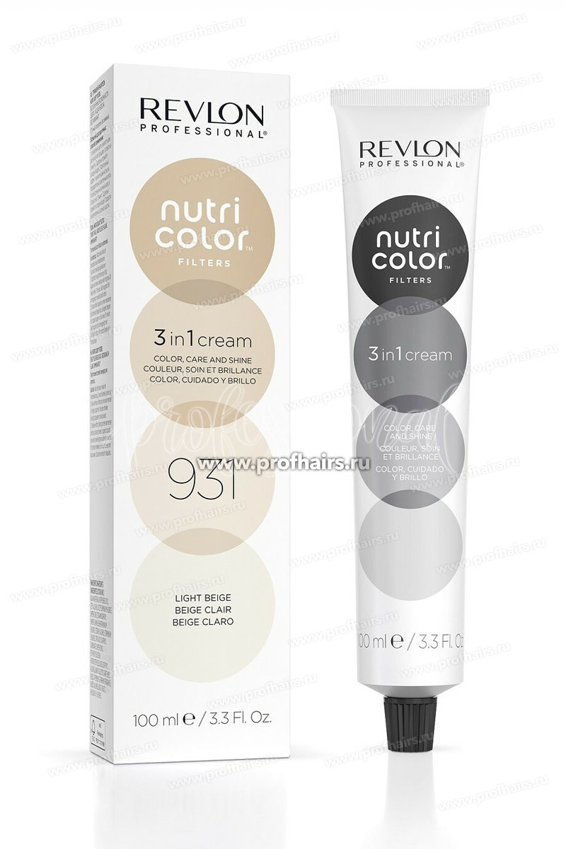 Revlon Nutri Color Filters 931 Светло-бежевый 100 мл.