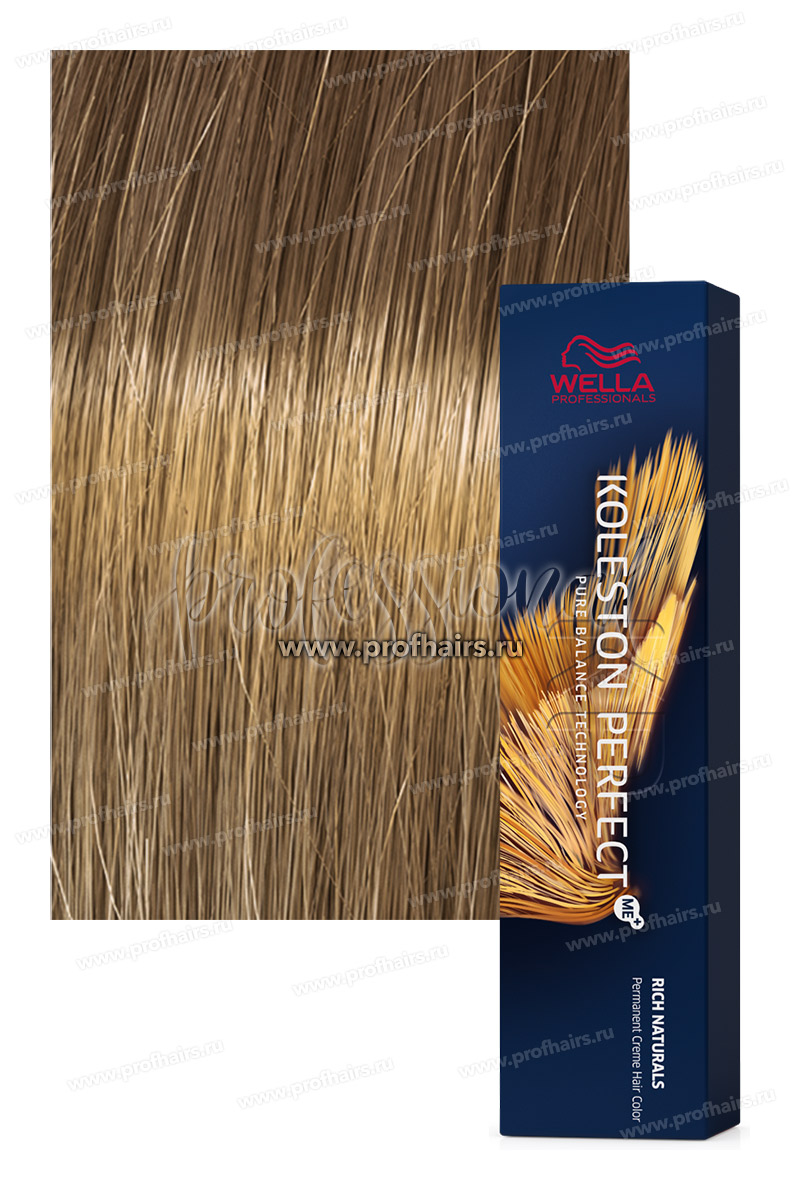 Wella Koleston Rich Natural 7/38 Блонд золотисто-жемчужный Пряный бисквит 60 мл.