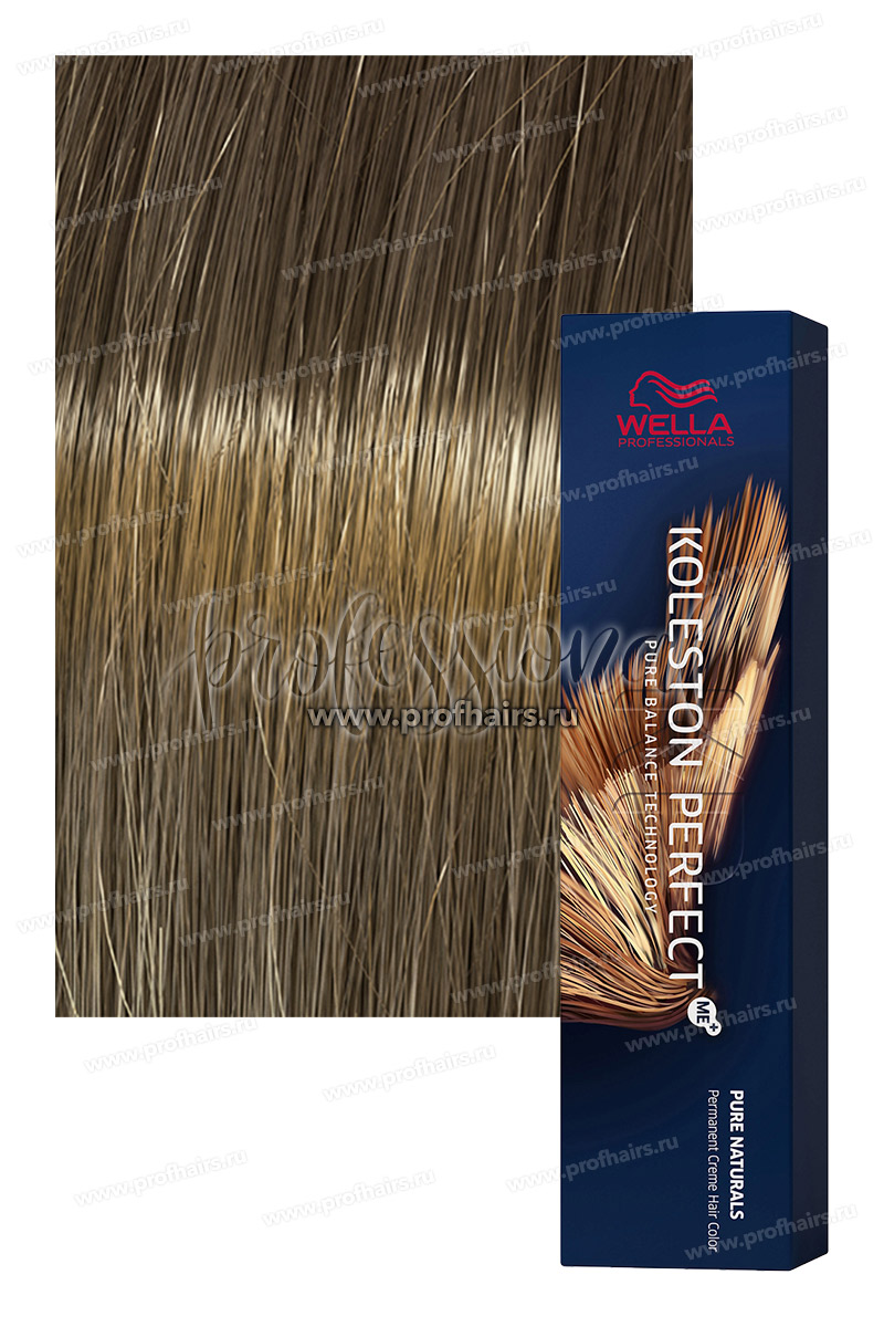 Wella Koleston Pure Natural 66/02 Темный блонд интенсивный натуральный матовый 60 мл.